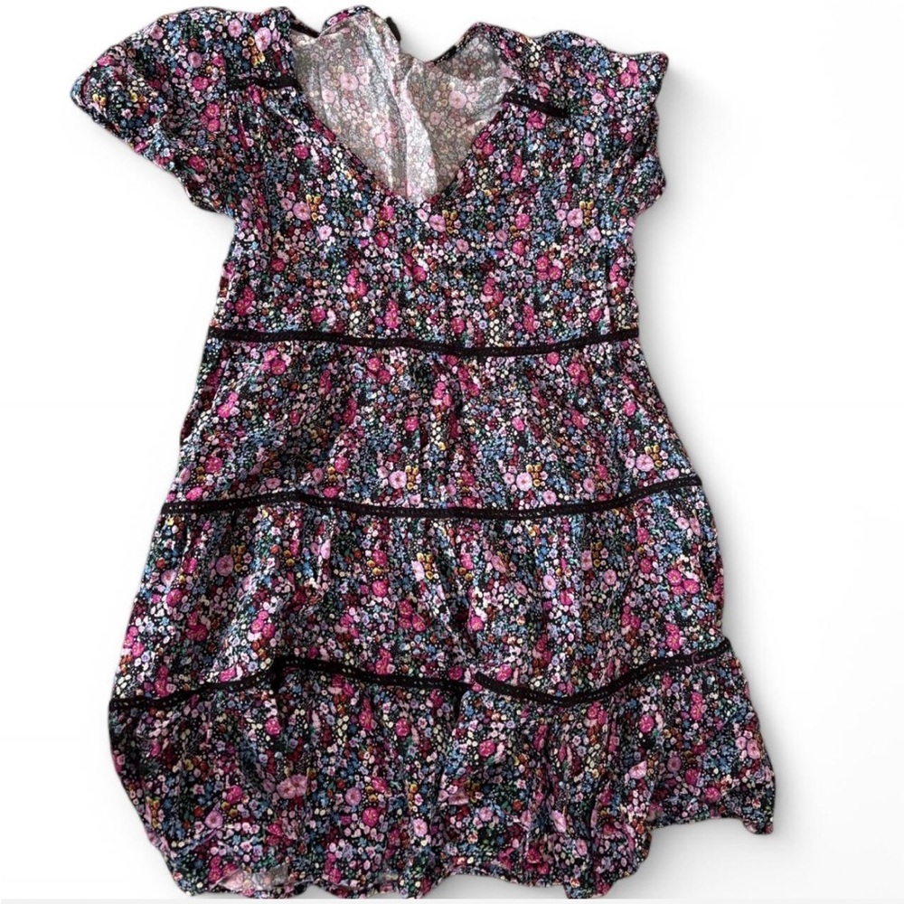 Floral Short Sleeve Dress